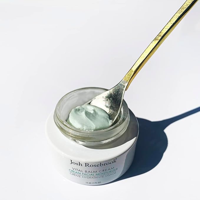 Josh Rosebrook Vital Balm Cream - High Performance Rich Facial Moisturizer, Protects Skin Barrier for All Skin Types Including Dehydrated and Mature. - 22mL - .75 Oz