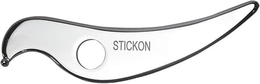 Stainless Steel Gua Sha Scraping Massage Tool - STICKON IASTM Tools Great Soft Tissue Mobilization Tool (B1 Shape)