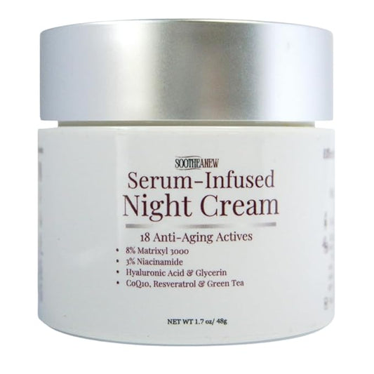 Anti-Aging Face Cream, Multi Peptide Cream, Deep Wrinkle Repair Cream, for Mature and Dry Skin, Peptide Night Cream 1.7 Fl Oz