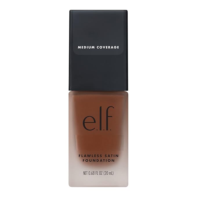 e.l.f. Flawless Finish Foundation, Lightweight & Medium Coverage, Semi-Matte Finish, Mocha, 0.68 Fl Oz (20mL)
