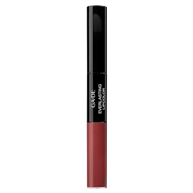 GA-DE Everlasting Lip Color, 42 - Full Coverage, Non-Oily, Moisturizing, Long Lasting Lipstick - Dries Quickly into Ultra-Thin Film - 0.28 oz