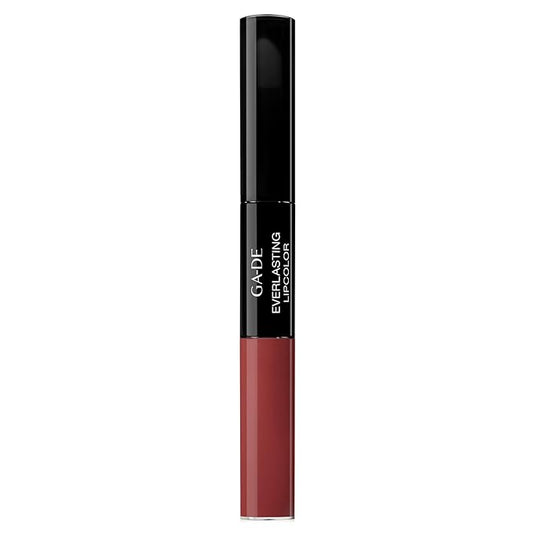 GA-DE Everlasting Lip Color, 42 - Full Coverage, Non-Oily, Moisturizing, Long Lasting Lipstick - Dries Quickly into Ultra-Thin Film - 0.28 oz