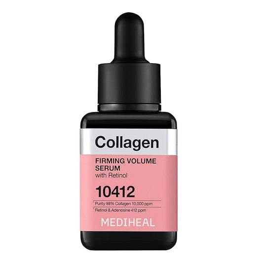 Mediheal Collagen Firming Volume Serum with Retinol 1.35 fl oz - Face Serum for Korean Glass Skin Look, Anti-Wrinkle, Pore Care & Long-Lasting Hydration