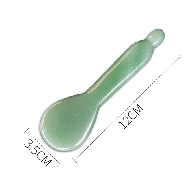 Jade Gua Sha Massage Tools Facial Tool Natural Green Gua Sha Anti Aging Facial Skin SPA for Rejuvenate Skin Anti-Wrinkle Anti Aging