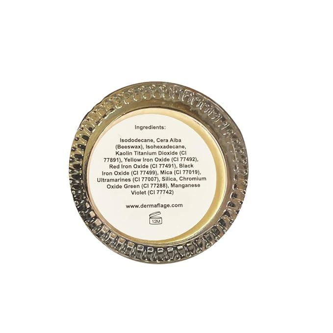 Waterproof Concealer Cream, Full Coverage Waterproof Makeup, Color Match Promise by Dermaflage, 6g