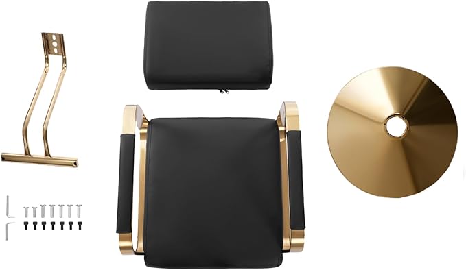 Barber Chair Salon Chair for Hair Stylist Hair Chair for Barbershop Home Height Adjustable & 360° Swivel Styling Salon Chairs Spa Beauty Salon Equipment, Max Load Weight 440Lbs