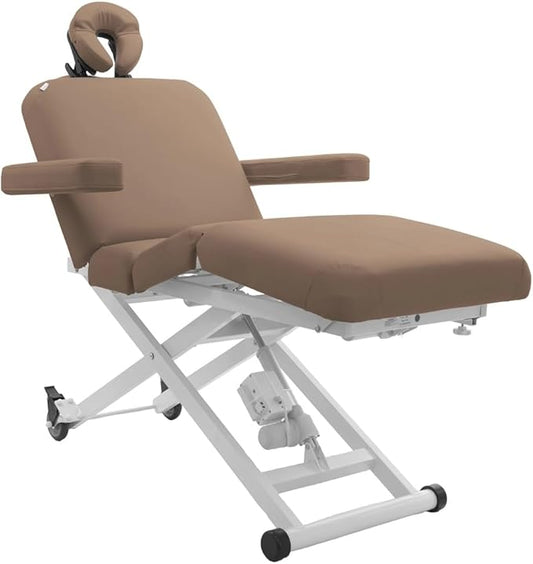 Cleo Electric Spa Treatment Table, Facial Massage Bed ADA Compliant (Sand)