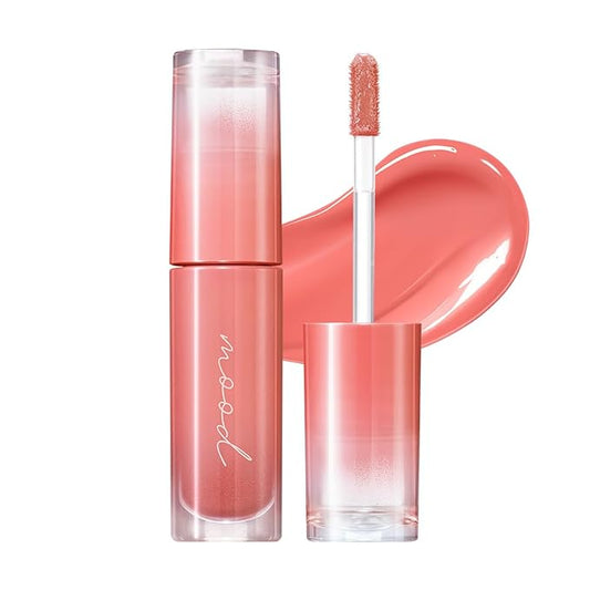 Peripera Ink Mood Glowy Tint | Lip-Plumping, Naturally Moisturizing, Lightweight, Glow-Boosting, Long-Lasting, Comfortable, Non-Sticky, No White Film (02 CORAL INFLUENCER)
