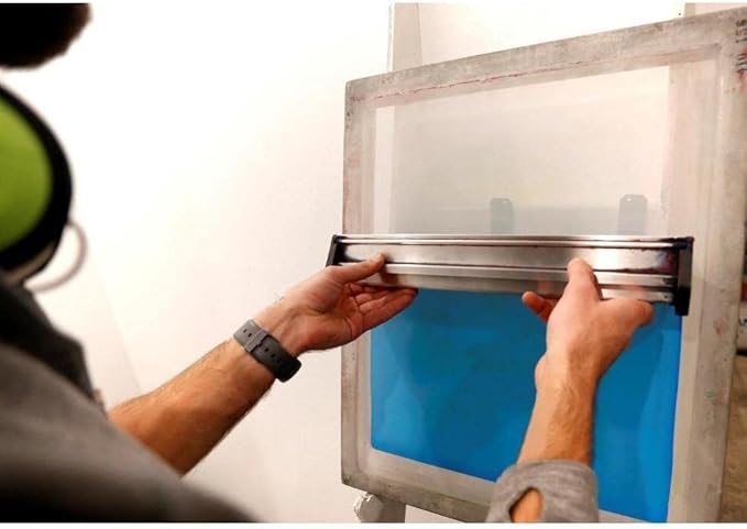 Ecotex® Tex Blue HV Emulsion (Pint - 16oz.) - High Viscosity Pre-Sensitized Screen Printing Emulsion, for Plastisol and UV Inks, Silk Screens, Textiles, and Fabric - Screen Printing Supplies