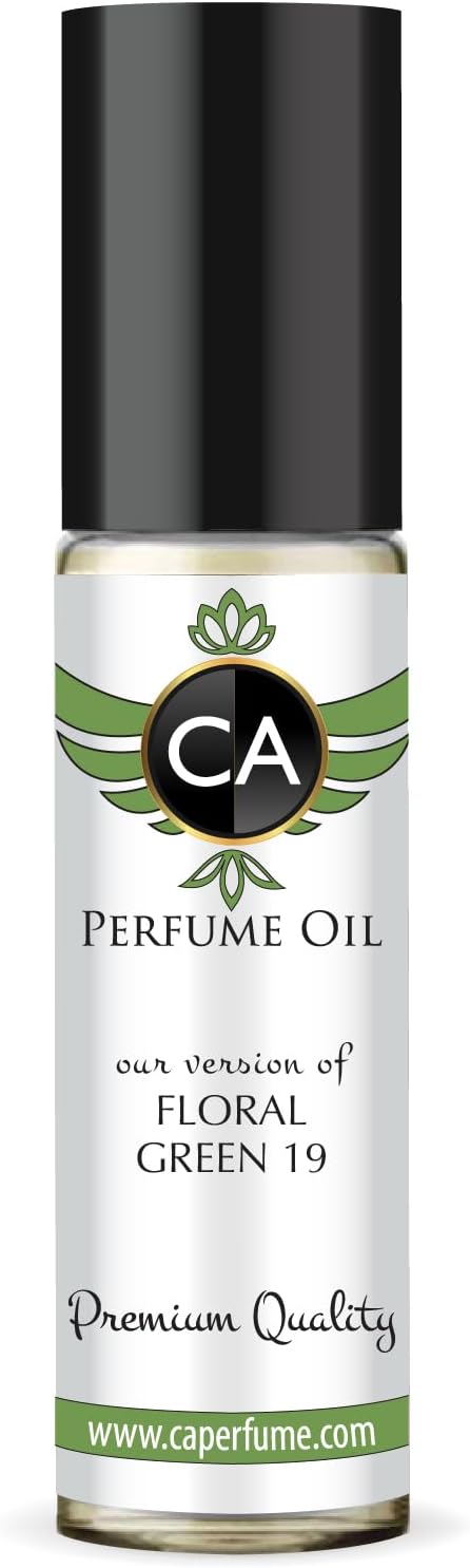 CA Perfume Impression of Floral Green 19 For Women Replica Fragrance Body Oil Dupes Attar Roll-On 0.3 Fl Oz/10ml-X1