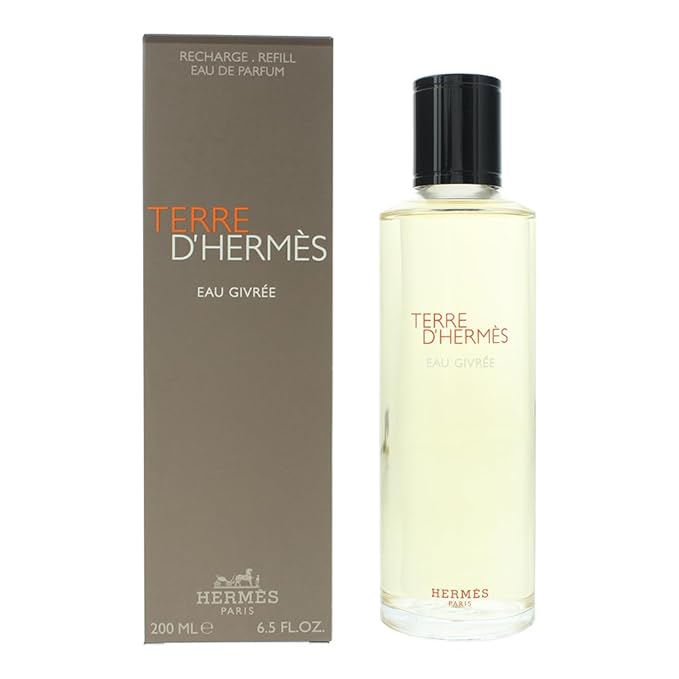 Hermes Terre d'Hermes Eau Givree for Men Eau de Parfum Spray, 6.7 Ounce (Refillable)