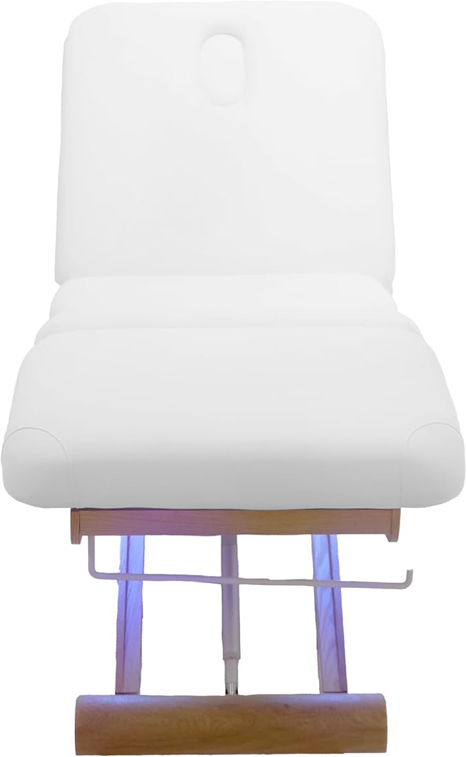 SKINACT Sage Electric Spa Treatment Table Massage, Facial Bed (White)