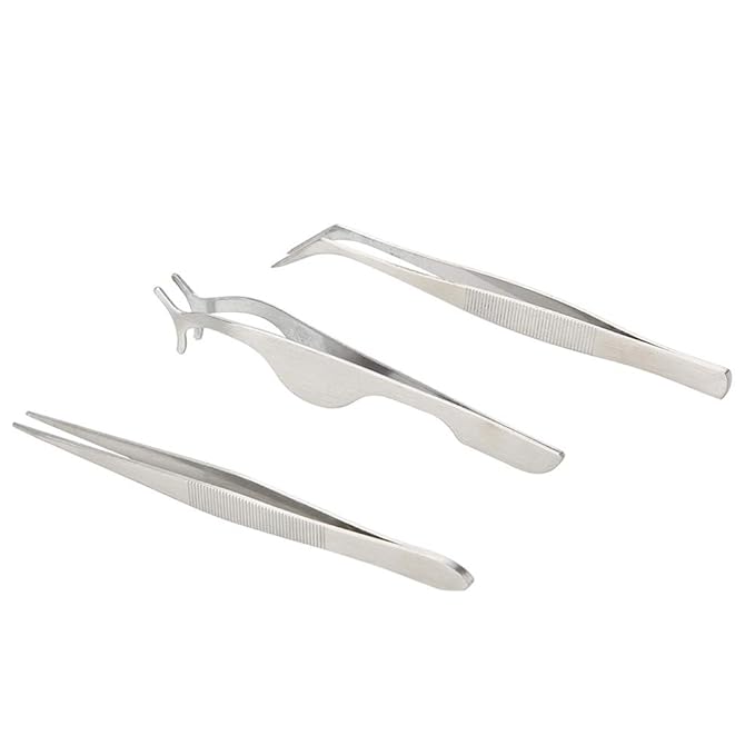 5 Pairs Under Eye Pads With Eyelash Holder Pallet and Brush and Tweezers Set, Lint Lash Extension Eye Gel Patches for Eyelash Extension Eye Mask Beauty Tool