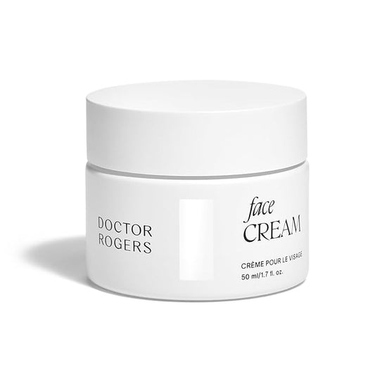 Doctor Rogers Face Cream Moisturizer: Hydrating Facial Cream. With Niacinamide, Shea Butter & Squalane. Anti-Aging & Moisturizing Lotion. Suitable for Sensitive & Dry Skin, 1.7 Ounce (50ml)