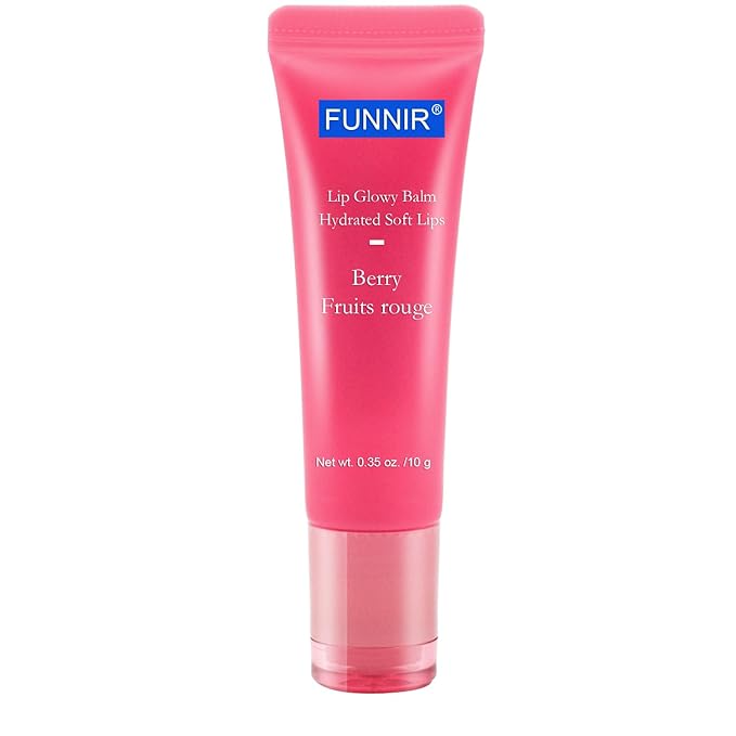 Lip Glowy Balm of Berry Scent,Moisturizing Lightweight,