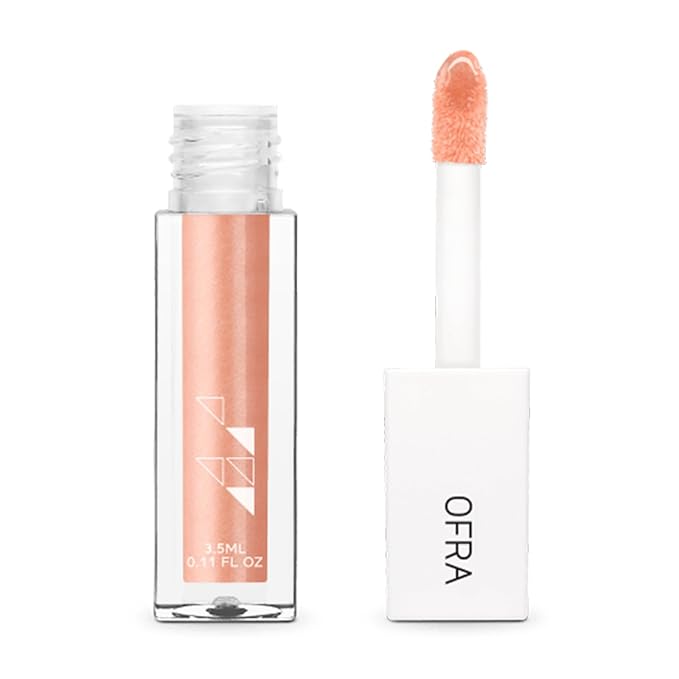 Ofra Lip Gloss - Apricot Dream | Non Sticky, Ultra-Glossy Lip Gloss | Long Lasting Formula for a Smooth, Hydrated Finish | 3.5ml/1.1oz
