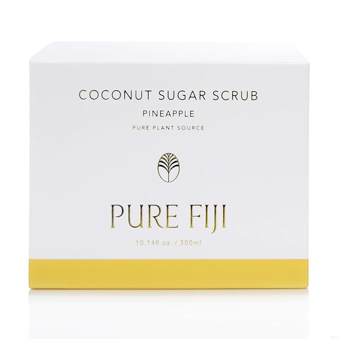 Pure Fiji Coconut Sugar Body Scrub, Pineapple (10.14 Oz /300ml)