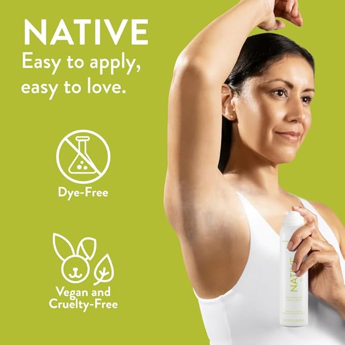 Native Deodorant & Body Spray Contains Naturally Derived Ingredients | Deodorant for Women and Men, All Day Odor Protection, Aluminum and Hydrocarbon Propellant Free | Aloe & Green Tea