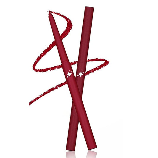 Burgundy Eyeliner Waterproof Burgundy Eyeliner Pencil Retractable burgundy gel eyeliner Smudge-proof Long Lasting Hypoallergenic (03#)