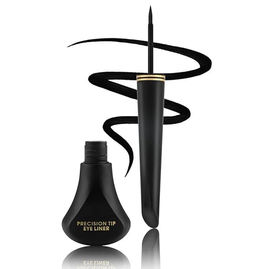 Boobeen Black Ink Liner, Liquid Eyeliner Makeup Waterproof Eyeliner Pen Long Lasting, Precision Brush Tip, Goes on Smoothly