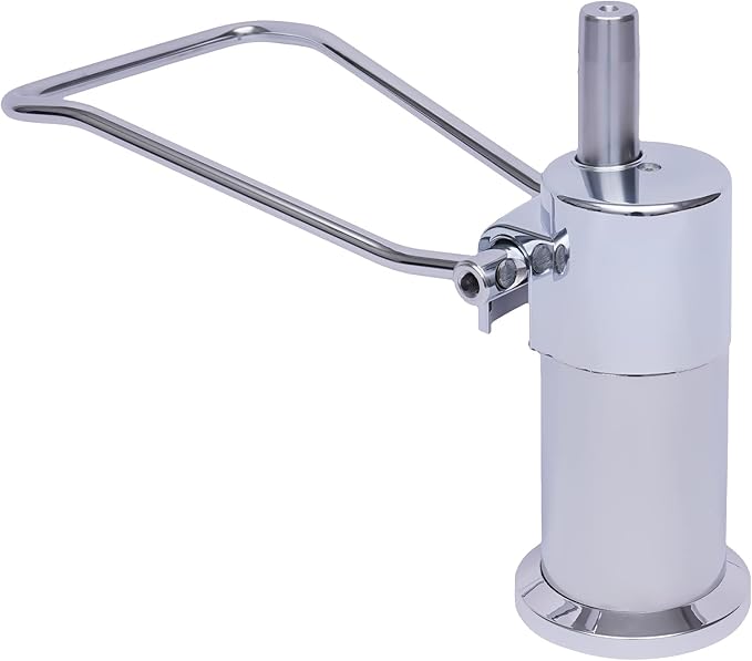 DYNAMI Hydraulic Pump Barber Pump 6 Bolt,Adjustable Height 3.3in Load 441Lbs Barber Chair Hydraulic Pump,for Styling Chair,Salon Chair,Tattoo Chair,Stylist Barber Chair,No Base(6 Screw Pump)