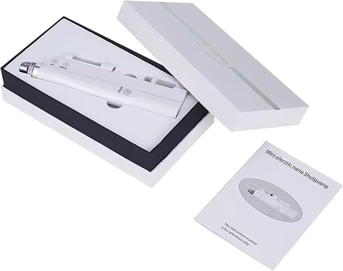 Elitzia Non-Needle Injection Facial Rejuvenation Skin Care Tools Instrument 2 Cartridges for Home Use ETNV6138