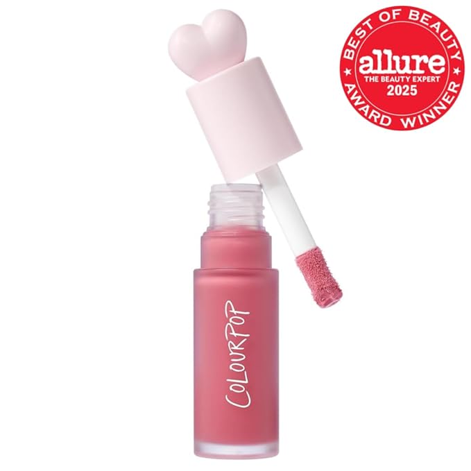 ColourPop Weightless Liquid Blush - Hydrating, Liquid Blush for Cheeks - Glowy Summer Makeup with Hyaluronic Acid for a Healthy Glow - Designed with a Doe Foot Applicator - IKTR (0.30 oz)