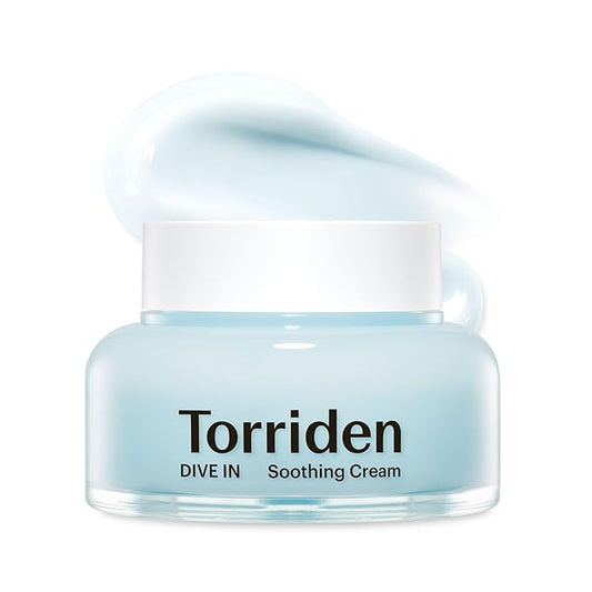 Torriden DIVE IN Hyaluronic Acid Soothing Cream 100ml (3.38 fl. oz) | Revitalizing Facial Moisturizer for Sensitive and Dry Skin | Hyaluronic Acid, Panthenol, Allantoin