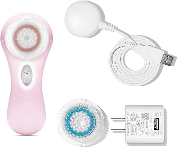 Clarisonic Mia 2 Cleansing System, 2 Speeds for Gentle and Everyday Cleansing Set (Pink)