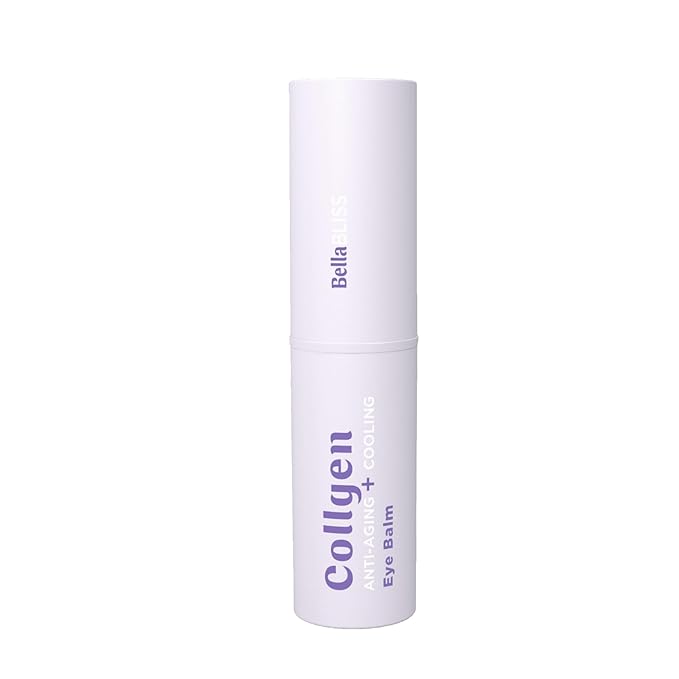 BellaBLISS Collagen Eye Balm Stick for Dark Circles, Puffiness & Wrinkles – Cooling Under Eye Cream with Collagen, Anti-Aging & Hydrating Formula – Made in Korea - 0.35 oz / 10 g - Pack of 2