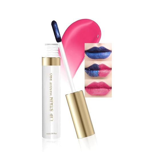 Lip Liner - Peel Off Lip Stain | Long Lasting Matte Lip Tattoo | Transfer Proof, Hydrating Formula with Hyaluronic Acid & Vitamin E | Vegan & Cruelty-Free | for All Skin Types(3#Rosy Red)