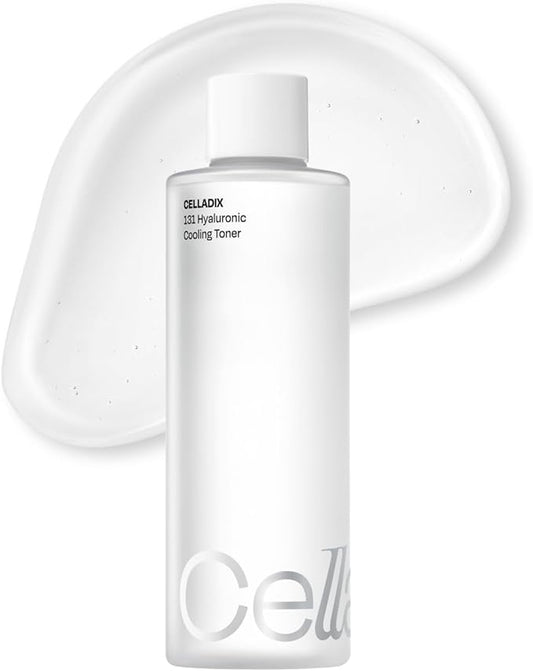 Celladix 131 Hyaluronic Cooling Toner, Korean Skincare Facial Toner with Panthenol, Squalane & Botanical Complex- Instant Soothing, Hydrating & Oil Control for Sensitive & Acne-Prone Skin, 10.1 Fl Oz