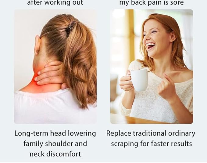 OTBK Heated Gua Sha Tool — Portable Muscle Relaxation Therapy Device. Features Vibration, Heat Therapy, and microcurrent.