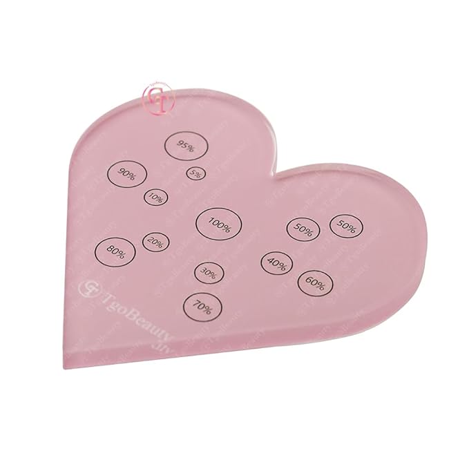 TgoBeauty Acrylic Mix Heart Palette Permanent Makeup Ink