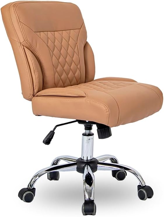 T-Spa Manicure Chair Eco-2 for Professional Beauty Salon Nail Shop Spa (Mocha, Technician Chair)
