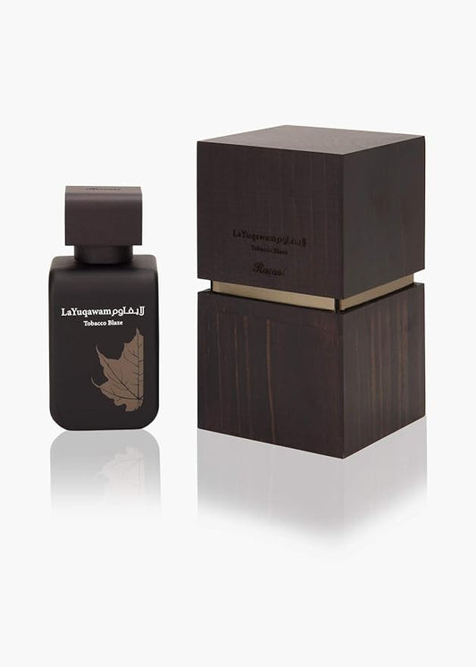 Rasasi La Yuqawam Tabacco Blaze - Eau de Parfum 75ML (2.5 Oz) Arabian Perfume for Men, An Exceptional Pick in Men Perfumes, Featuring Strong Long-Lasting Fragrance For Memorable Events