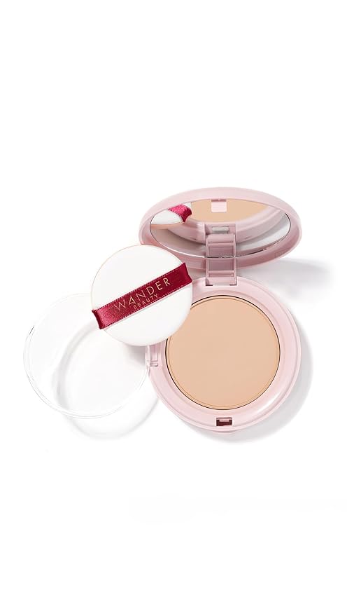Wander Beauty Women's Wanderlust Powder Foundation, Light, Tan, 0.3 Ounce