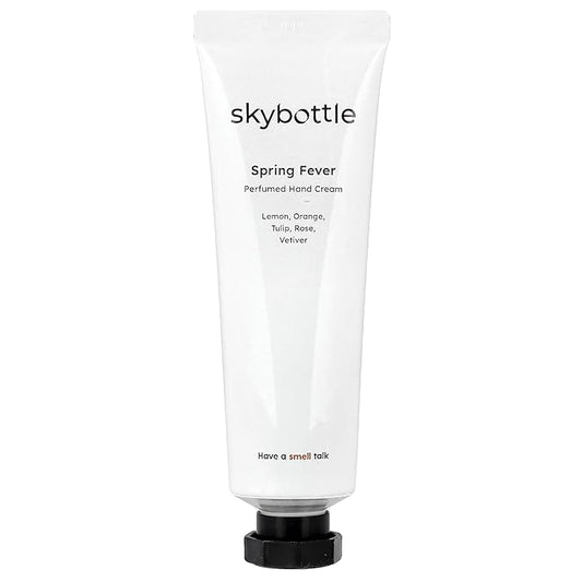 skybottle Hand Cream, Nourishes Very Dry Hands, Korean Hand Lotion, Hand Care for Women & Men, Perfumed with Tulip, Lemon, Floral Scent with Shea Butter, 1.7 Fl. Oz