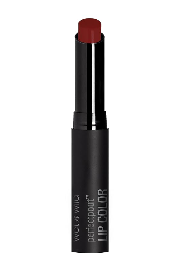 wet n wild Perfect Pout Lipstick, Red Club Brat, Vegan | Gluten-Free | Cruelty-Free | Lip Color, Lip Color (Pack of 4)