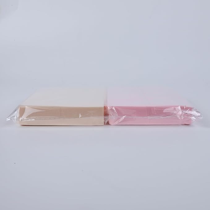 Teenitor 48 Pieces Makeup Sponge Blender For Face Curve Blending, Latex Free Small Wedge Shaped Smooth Apply Beauty Sponge Applicator For Liquid Cream Foundation Halloween Costume Festival Makeup