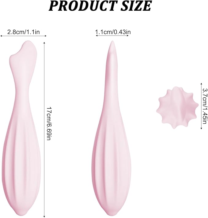 Lafo Facial Massage Roller, Silicone Face Massage Tools,Face Roller Skin Care for Shapes Body & Face Curves, Reduces Tiredness, Self Care Gift for Women Face and Eyes Massage (Pink)