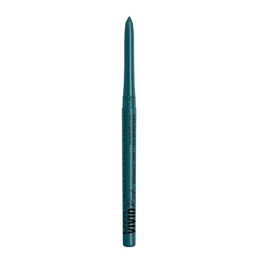 NYX PROFESSIONAL MAKEUP Mechanical Eye Pencil, Vivid Rich Mechanical, Creamy Retractable Eyeliner - Aquamarine Dream, Aqua Green Eyeliner