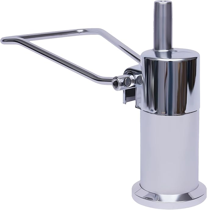 DYNAMI Hydraulic Pump Barber Pump 6 Bolt,Adjustable Height 3.3in Load 441Lbs Barber Chair Hydraulic Pump,for Styling Chair,Salon Chair,Tattoo Chair,Stylist Barber Chair,No Base(6 Screw Pump)