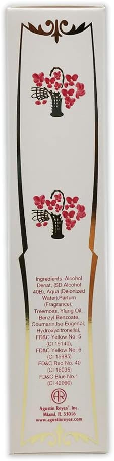 Royal Violets By Agustin Reyes 5 Oz Agua De Colonia Eau De Cologne Glass Bottle