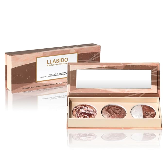 Best Baked Palette, Pink Butter Cream, rock, Sunstone Terracotta, and 7 color Eyeshadows - Travel-Friendly, Multi-Use Powder for Eye, Long-lasting Wear, Travel Makeup with Mirror Cruelty Free