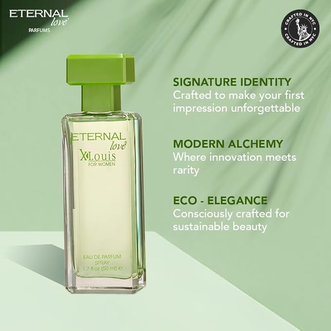 Eternal Love X-Louis for Women - Long Lasting Eau de Parfum Spray 50ml - Premium Floral Fragrance with Amber & Vanilla - Sophisticated Scent