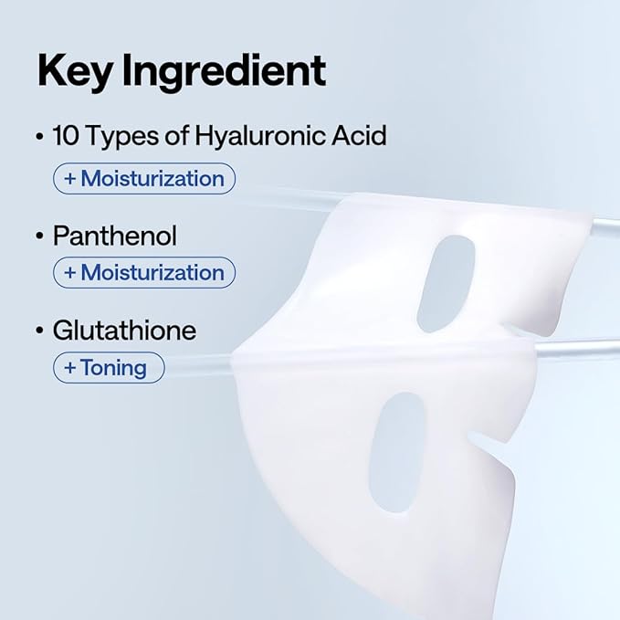 Mediheal Hyper Hyaluronate_Deep Hyaluonate MasK 4pcs | Deep Hydration Gel Mask for Quock Soothing Concentrated Moisturizing with Non-Irritating Ingredients | 30mins Quick Care