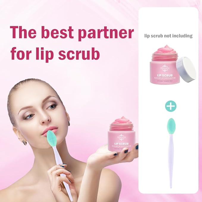 12 Pcs Pore Scrub Brush,Lip Scrubber Exfoliator,Silicone Face Cleansing Brush,Lip Scrub Brush Exfoliating Nose Clean Blackhead Removal Brushes for Face Cleaning