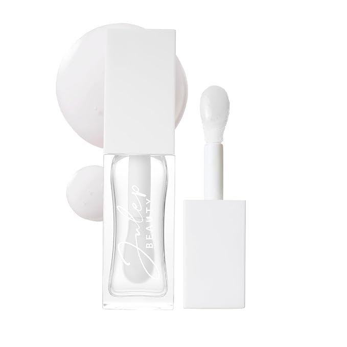Julep So Plush Glossy Lip Oil – Hydrating Lip Tint with Apricot, Avocado & Jojoba Oils – Non-Sticky Shine, Moisturizing Lip Gloss for Soft, Nourished Lips – Vegan & Cruelty-Free (06 Clear Conscience)