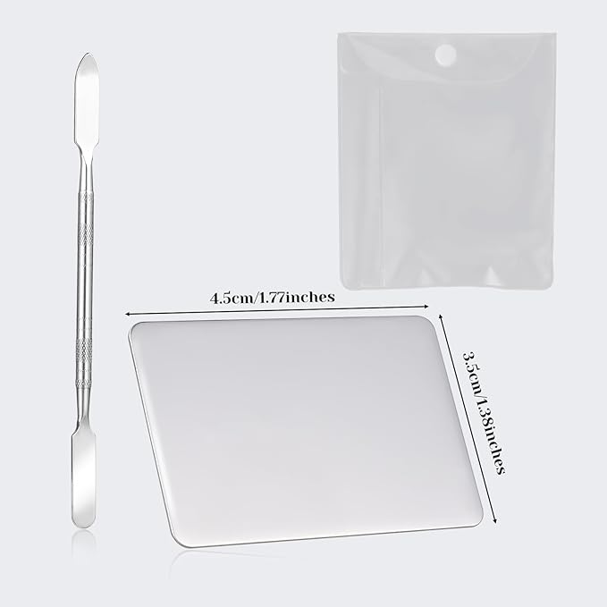Beauty Spatula, Stainless Steel Makeup Spatula Korean Set
